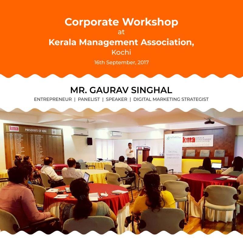 Gaurav Singhal: Kerala Management Association, Kochi