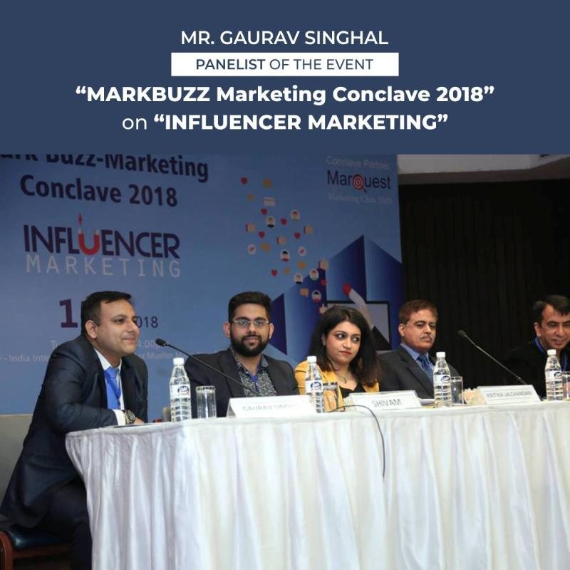 Panelist at Markbuzz Marketing Conclave, New Delhi